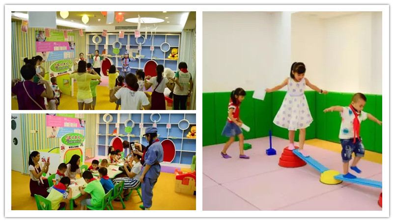 BBunion国际早教惠东中心活动花絮：小小红军行