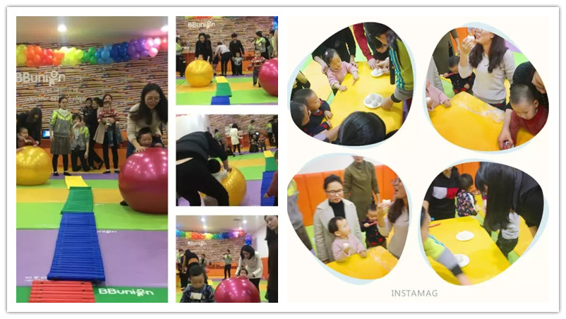 BBunion国际早教台州中心活动花絮：饭团DIY